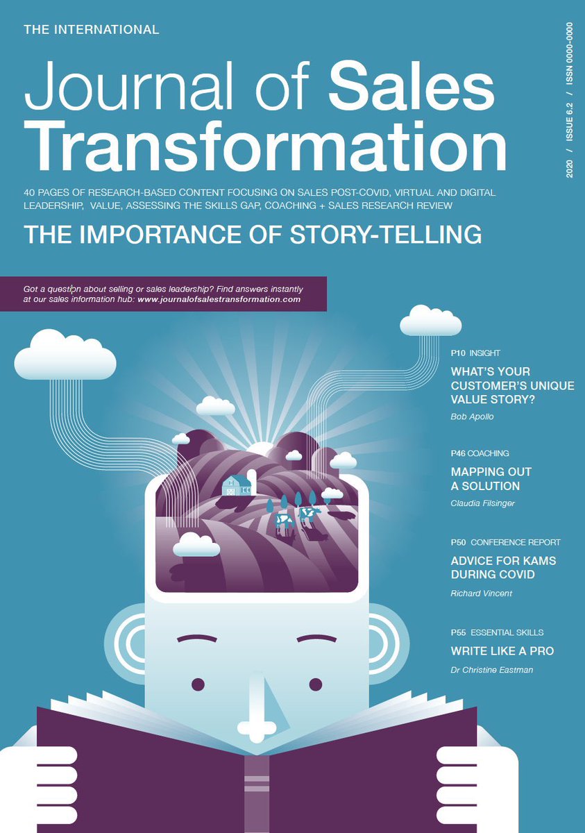 New edition of The International Journal of Sales Transformation <a href="/iJofST/">Editor-iJofST</a> out now! journalofsalestransformation.com