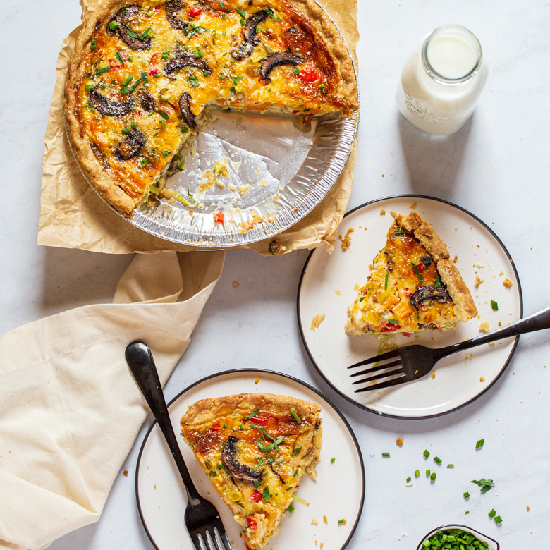 AD: Impress your guests with this easy Vegetable Quiche recipe that’s loaded full of delicious veggies, milk, cheese and herbs and then baked until golden brown for one incredible breakfast dish! 🥛bit.ly/2IOfnfj 🥚#UndeniablyDairy #gotmilkrecipe <a href="/jewelosco/">Jewel-Osco</a>