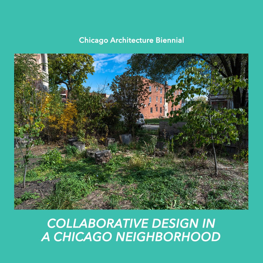 Some of our community partners will be speaking at Collaborative Design in a Chicago Neighborhood for the Chicago Architecture Biennial tonight at 6 p.m. To attend, please register here: us02web.zoom.us/webinar/regist…
Image credit: Chicago Architecture Biennial / Nathan Keay, 2020