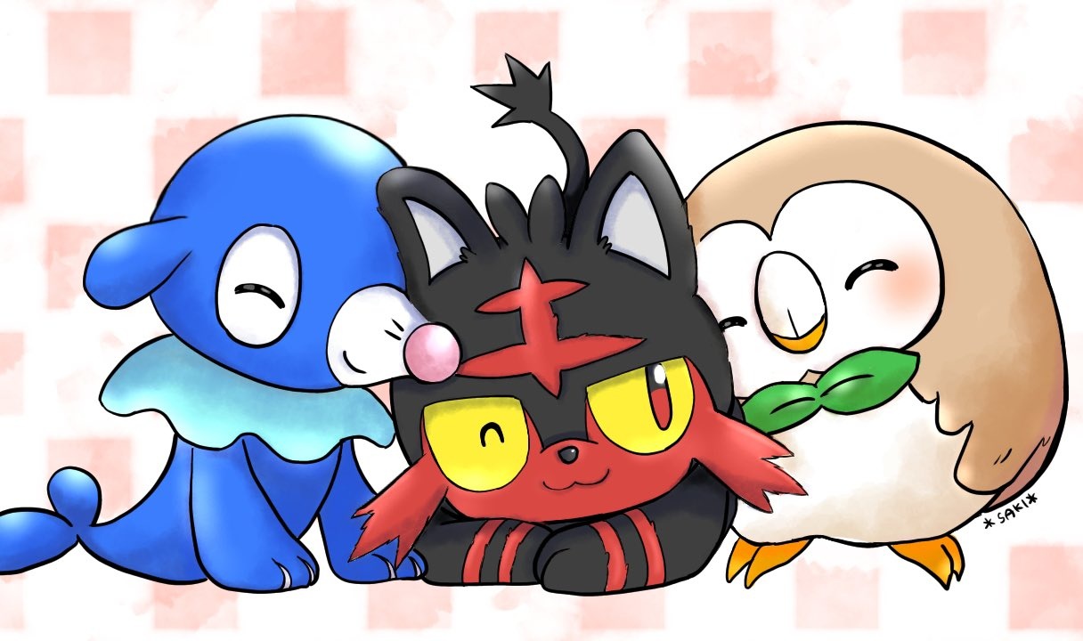 Saki ポケモンsm4周年 ポケモンsm アローラの御三家たちでお祝い T Co Rrtvz2hnzj Twitter