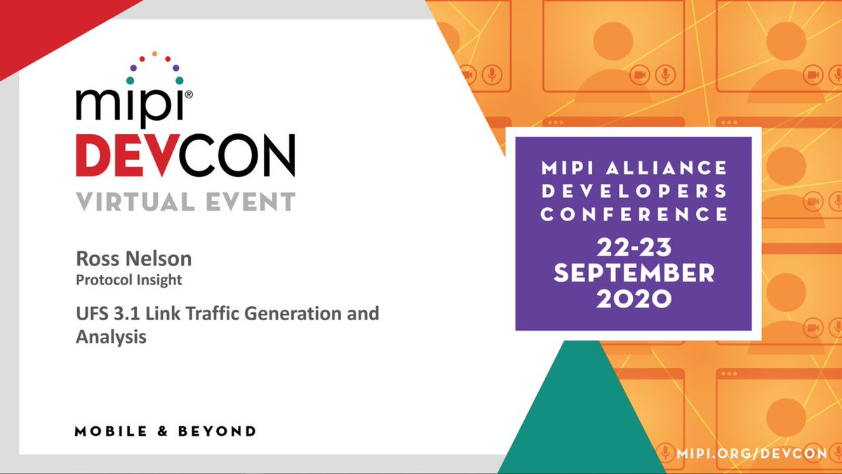 ProtocolInsight's tweet photo. Protocol Insight demonstrated UFS 3.1 traffic generation 
and protocol analysis during MIPI Alliance DevCon 2020

https://t.co/F9M21N7JIe https://t.co/d3EkpnamqB
