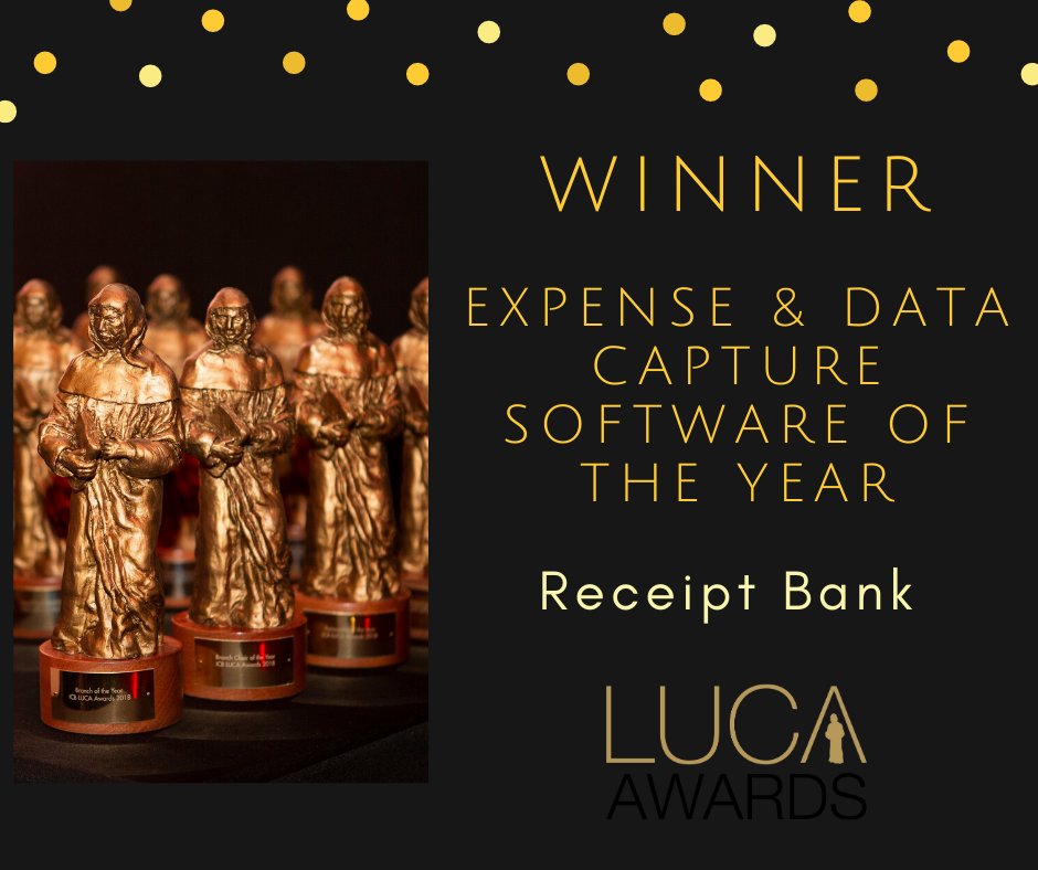 And the winner of Expense &amp; Data Capture Software of the Year is...

#LucaAwards
