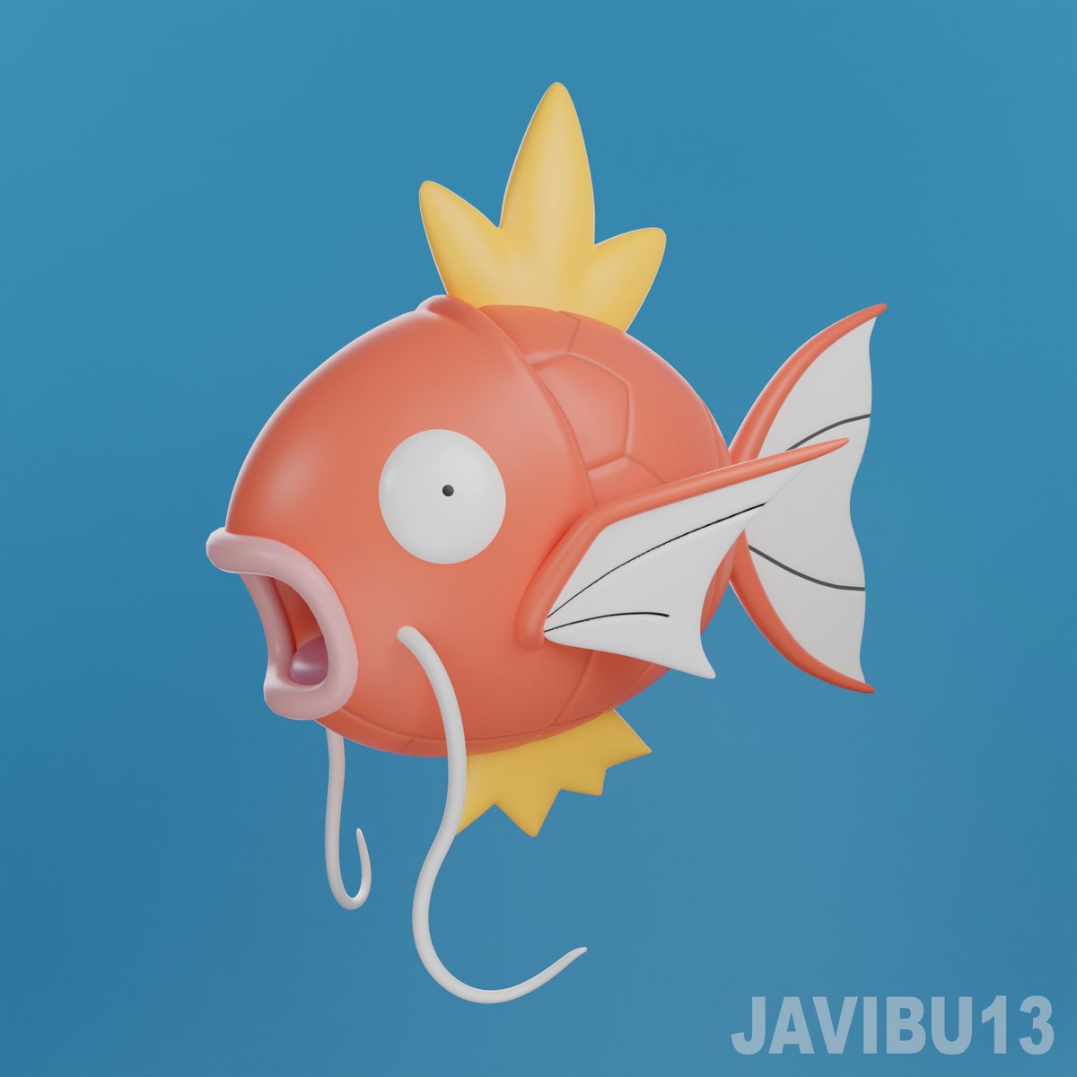 Day 29 - Squish

#render #magikarp #pokemon #water #Serie #dibujos #3d #b3d #blender #art #artist #arte #sculptober2020 #sculture #escultura #anime #fish #kanto #model3d - @Follygon