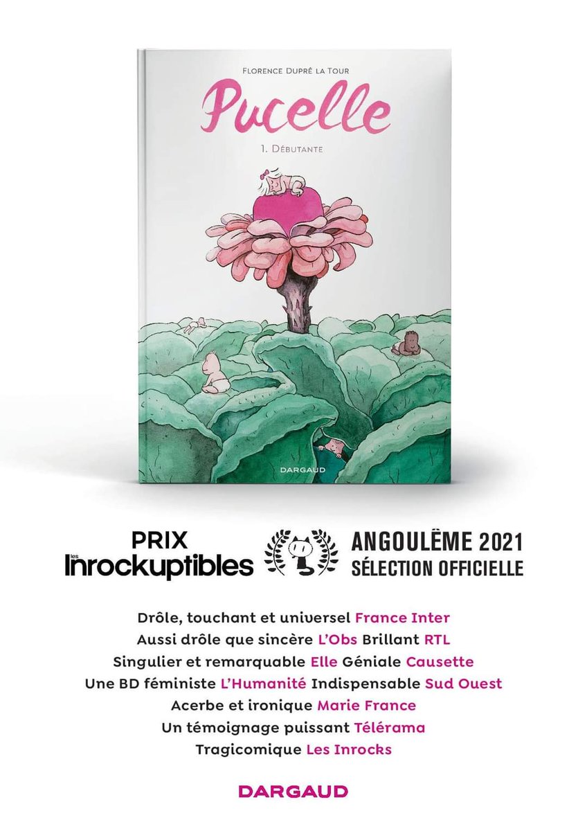 Vous n'avez pas encore lu Pucelle de Florence Dupré la Tour ? 
Commandez l'album chez votre libraire 🌹!
dargaud.com/bd/pucelle/puc…