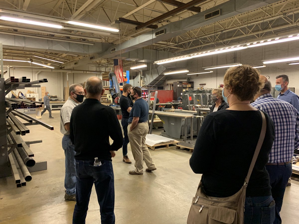 brworkplaces's tweet photo. #SmallBusinessSaturday is coming! Any fans of locally-made, sustainable, stunning workplace furniture out there? Our team recently toured Uhuru Design's Denver, PA location to see their contract furniture manufacturing process in action. Incredible! #brplaces #shopsmall https://t.co/0UXQftG6OQ
