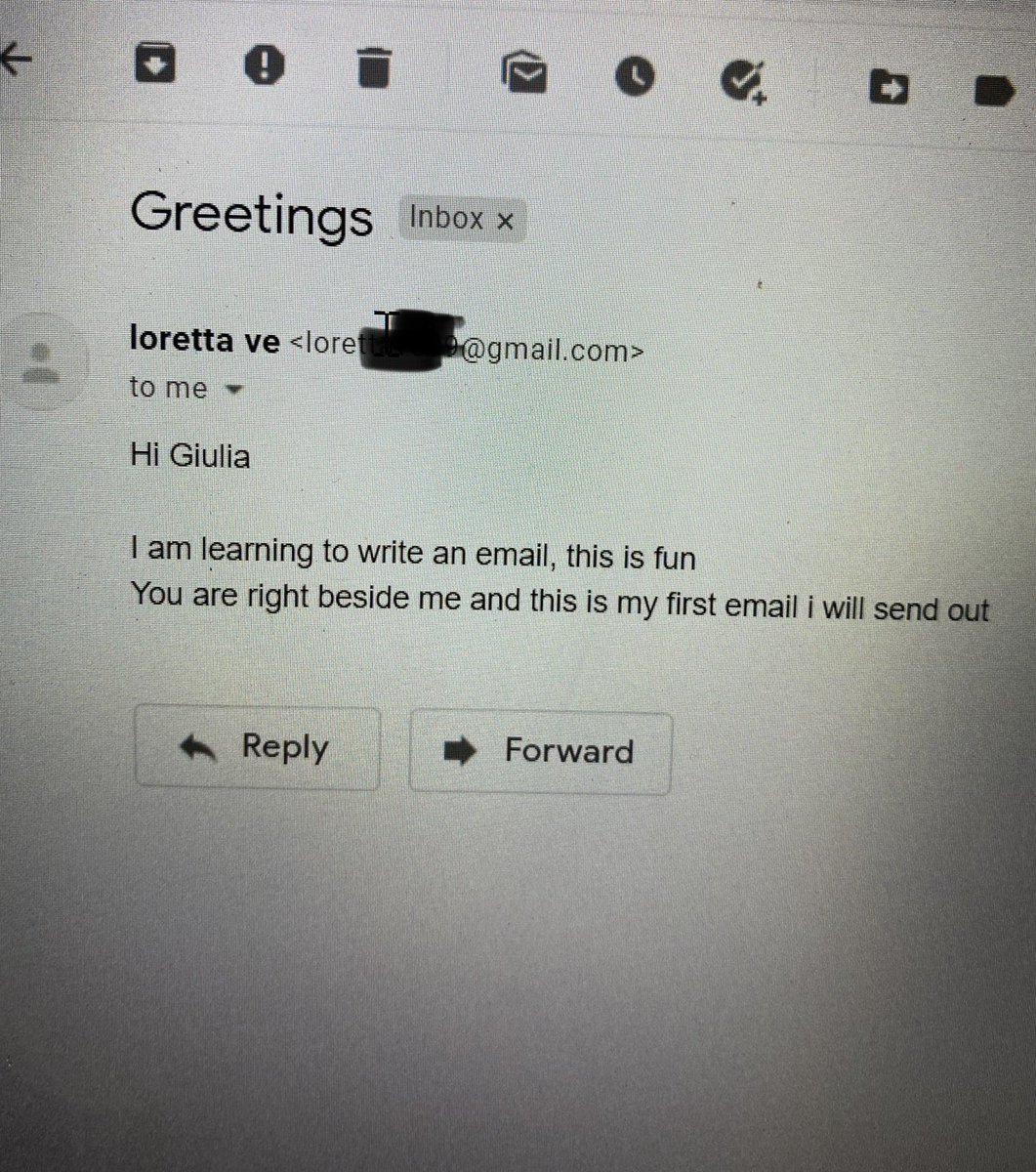 giuliavenirr's tweet photo. Today, my nonna worked on sending her first email! We also did a quick questionnaire while we were working together! *concept- verb- concept* 
@YEPeducation #letsteachadults #guinnessworldrecordsday  #WorldDiabetesDay #InternationalDayforTolerance https://t.co/8YgdIPMogO