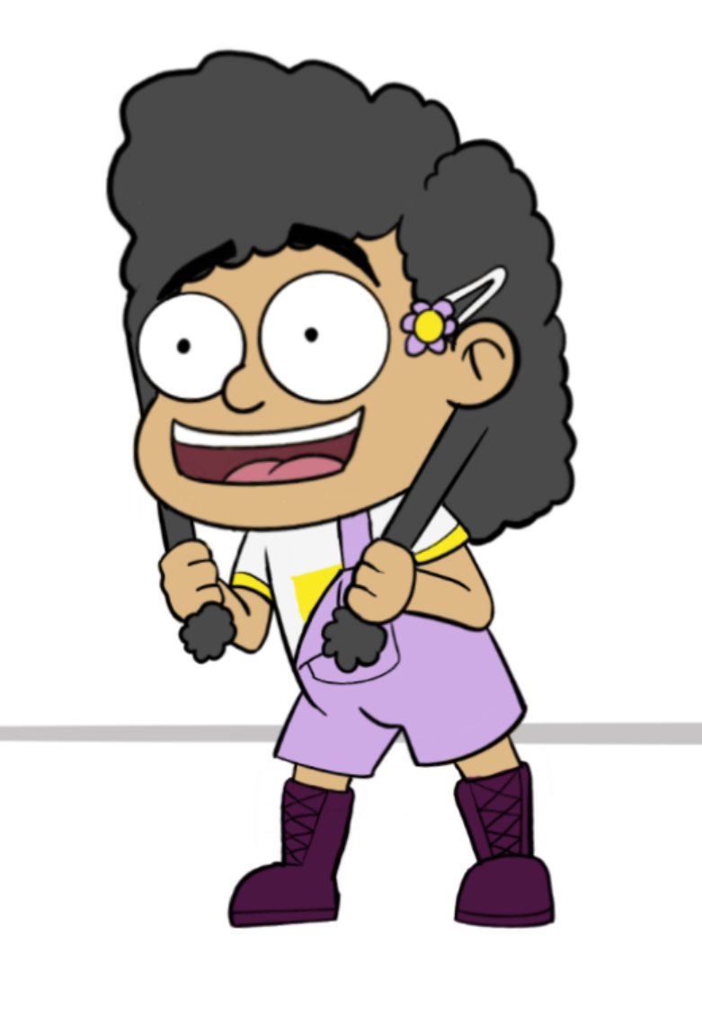 DziemaJoseph's tweet photo. Just felt like drawing Grace going fan girl. 
No real reason other than, Why not?

😸haha

#animation #HopeitC #characterdesign https://t.co/ptgrUBMmC3