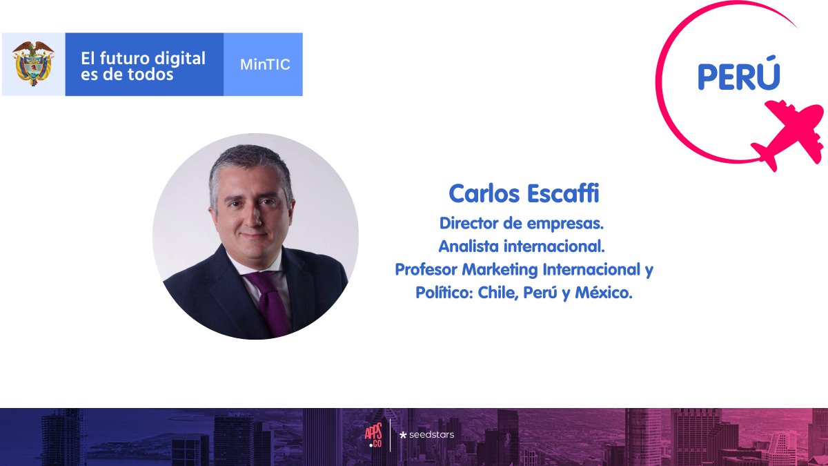 Seedstars's tweet photo. #PerúWeek Meet today’s special guest: Carlos Escaffi. He shared some context about laws in Perú.
#SemanaPerú Hoy como invitado especial: Carlos Escaffi dio contexto sobre leyes y temas económicos en Perú #ElegidosExpansión🚀 https://t.co/5FaE6TC1Zg