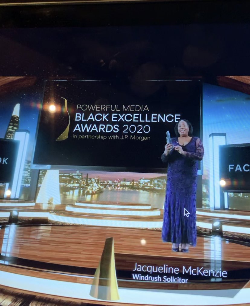 mcleanworld's tweet photo. Congratulations to my sister-friend Jacqui McKenzie on her Black Excellence  Humanitarian Award - utterly awesome 👏🏾 👏🏾👏🏾👏🏾 #powerlist2020 https://t.co/F9HTjzJ3F0