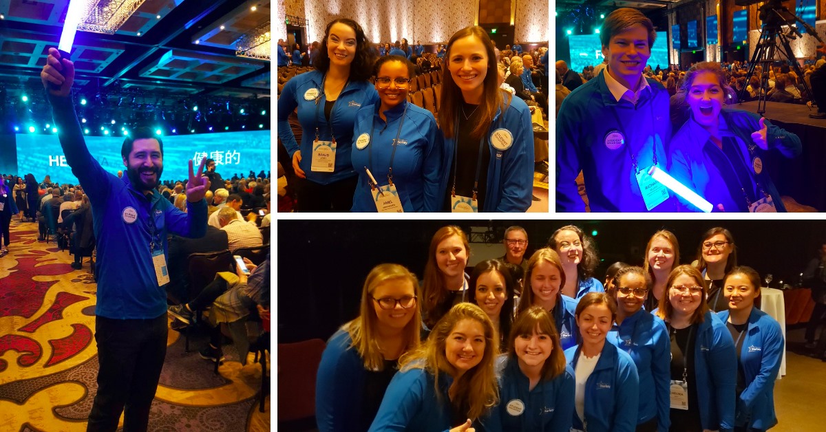 SaraBurdak's tweet photo. I’ve met talented audiology students from all backgrounds, including many at #StarkeyExpo last January. Because of the value @starkeyhearing places on education and students like these, I’m confident our industry’s future will be in good hands. #InternationalStudentsDay https://t.co/cVaSgE9ram