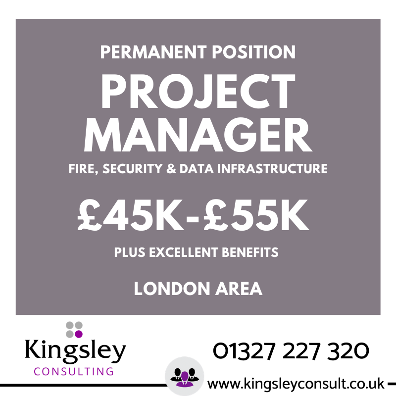 KingsleyCltd's tweet photo. Project Manager required ideally with a more security focused background to start work on a project near Camberley to start with then moving onto other pojects after completion which is due in April 2022. Excellent opportunity with career progression for the right individual. https://t.co/w1fcFHnKxK