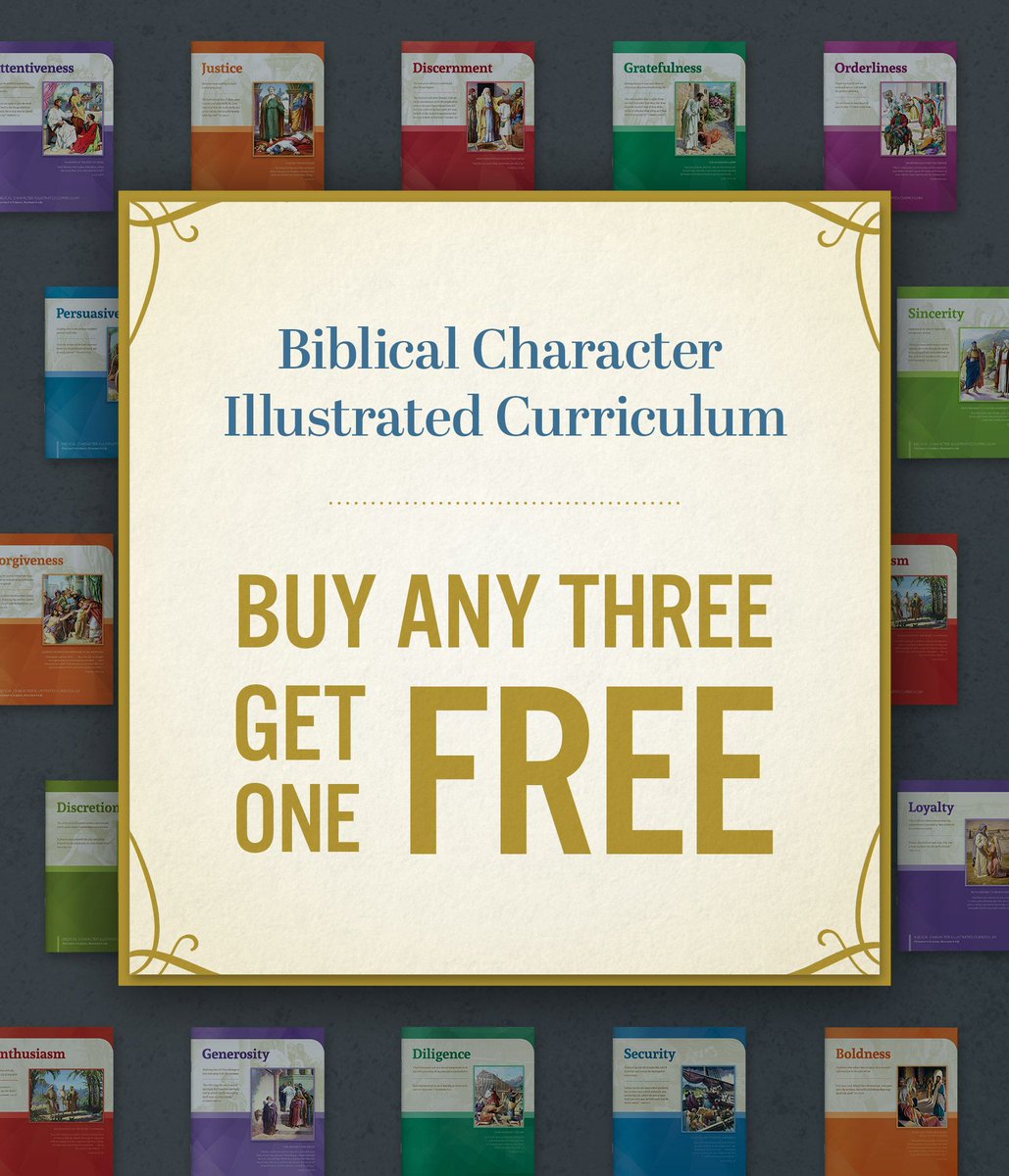 iblp's tweet photo. We’re kicking off our winter season with a special offer on the #BiblicalCharacterIllustratedCurriculum! Mix and match any 3 Biblical Character Illustrated booklets, and you’ll get a 4th booklet FREE! https://t.co/3MDkk9MatH #wintersale https://t.co/isNDThgDQR