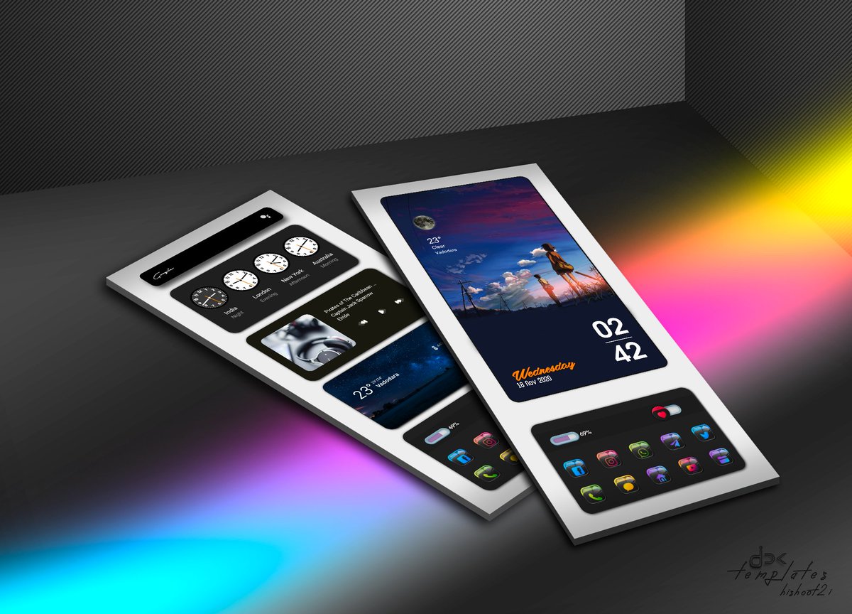 shael_vaghela's tweet photo. Nova Launcher Prime @Nova_Launcher
KLWP Pro by : @frankbmonza
KLWP inspiration by : @Aridroid00Ari
Weather Komponents by : @RajjAryaa
Clock &amp; Music Komponents by : @ChrisAndriot
Wallpaper by : @HB19890628
Mushroom Icon by : @telegram
Template by : @DiogoKamphorst @vhthinh_at https://t.co/dQh2GWxkDX