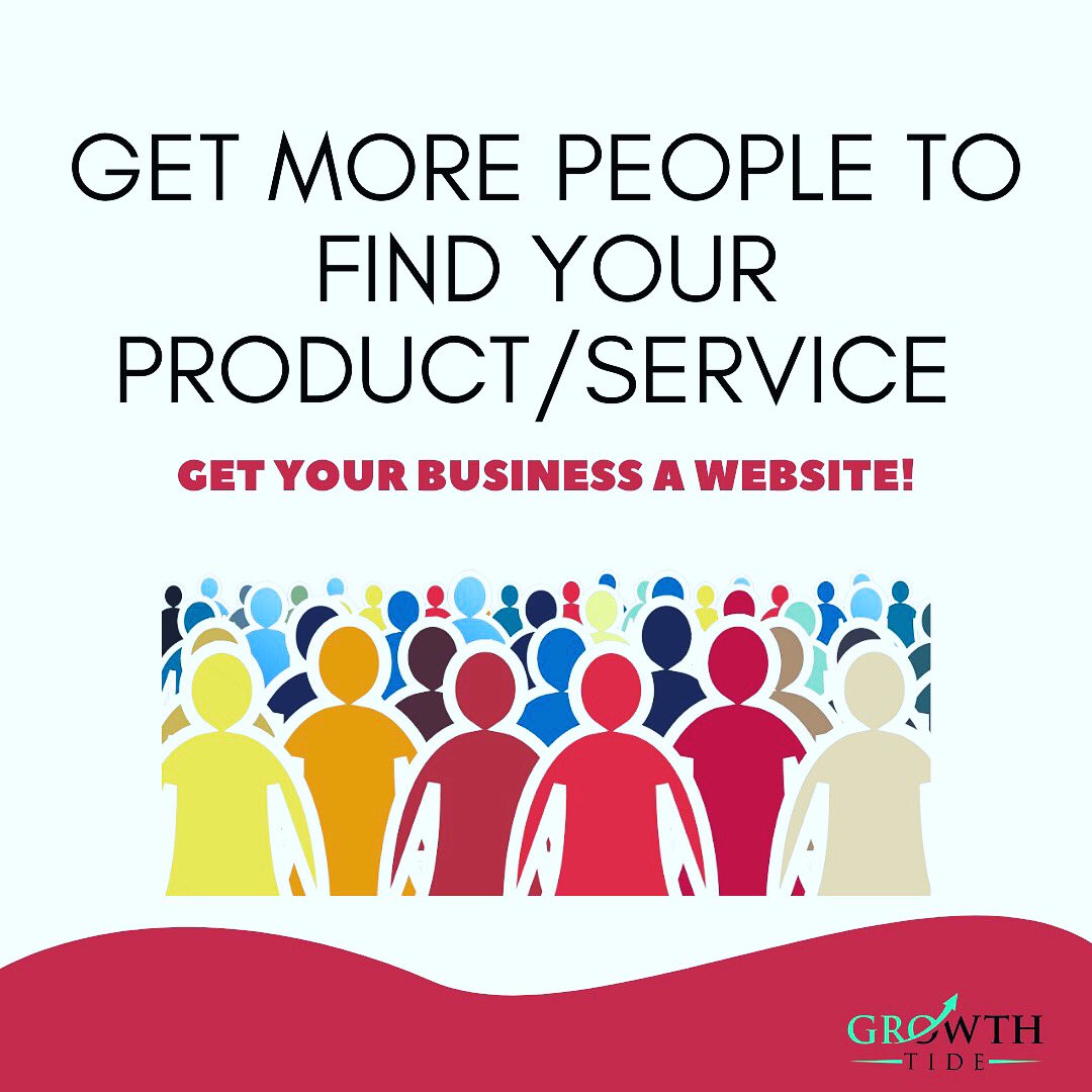 Growth_Tide's tweet photo. Help people find your product and/or service using a professionally designed business website - simply no other alternative. 

#GrowthTide #GT #website #webdesign #logodesign #digitalmarketing #eCommerce #OnlineShopping #promotion #brand #marketing #business #visitors #social https://t.co/IOAaAPpXJ7