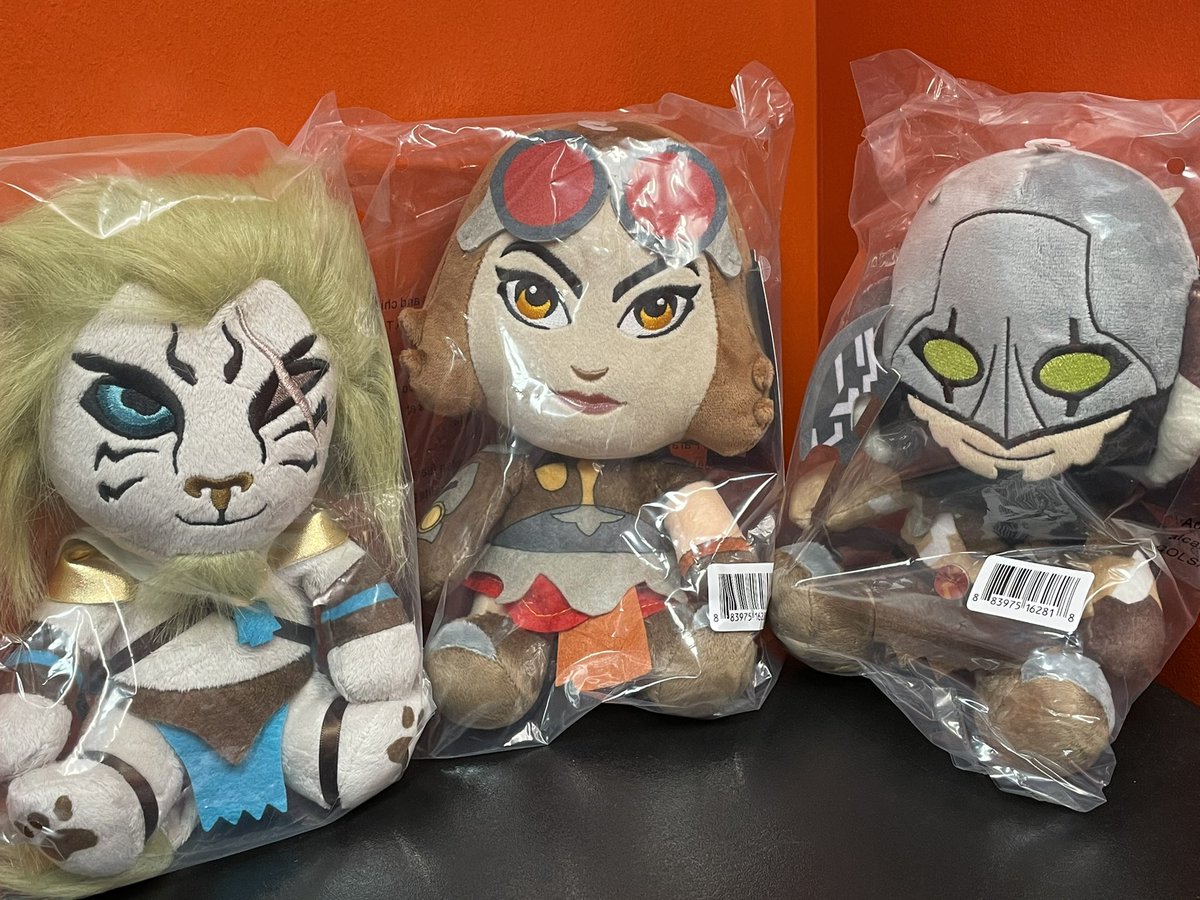 RogueGames1's tweet photo. MtG plushies, Cowboy Bebop DLC, and Zendikar Rising Gift Boxes! What a day! #MTG #flgs #ufs #cowboybebop #zendikar https://t.co/gXHpmNNy2Q
