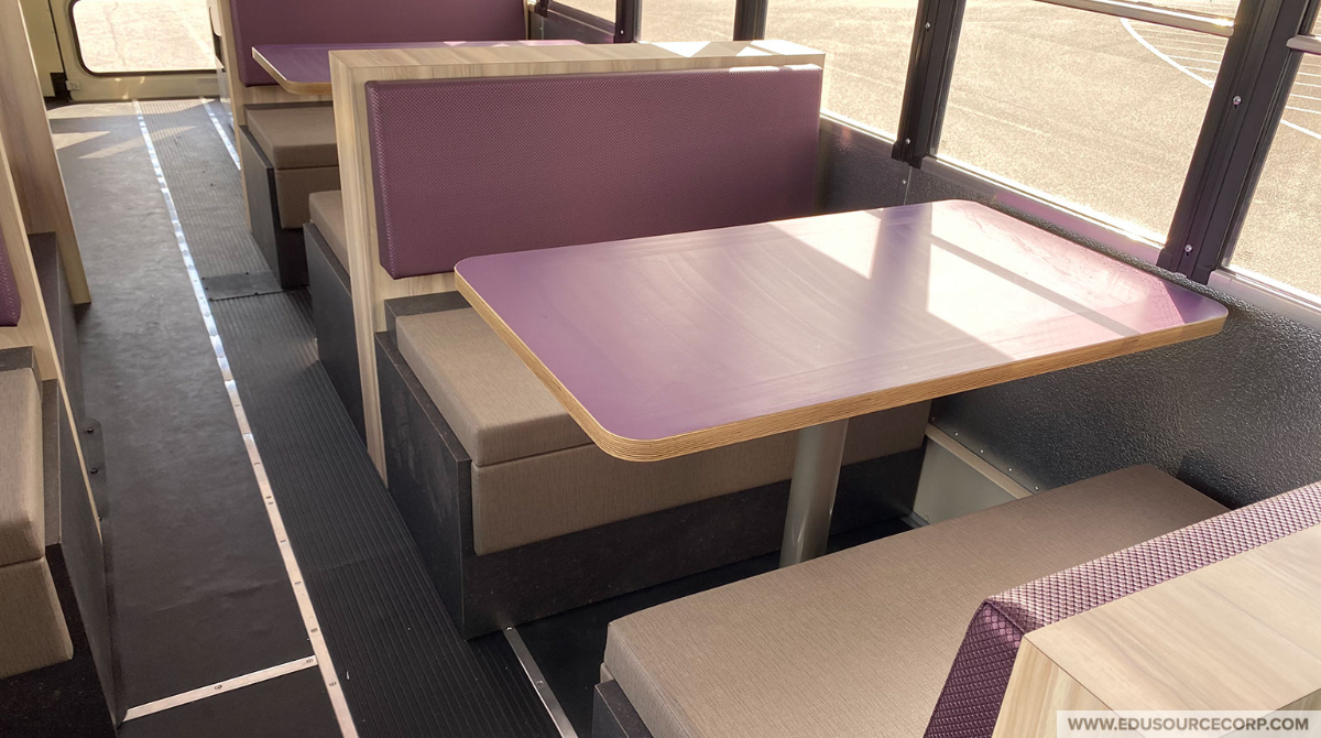 EduSourceCorp's tweet photo. Check out this bus transformation @SanMarcosCISD Child Nutrition #remotefeeding #GoRattlers #transformationtuesday #mobilefeeding #MobileMeals #mealsonwheels #amazingtransformations #childnutrition https://t.co/jjLcUmqoQc