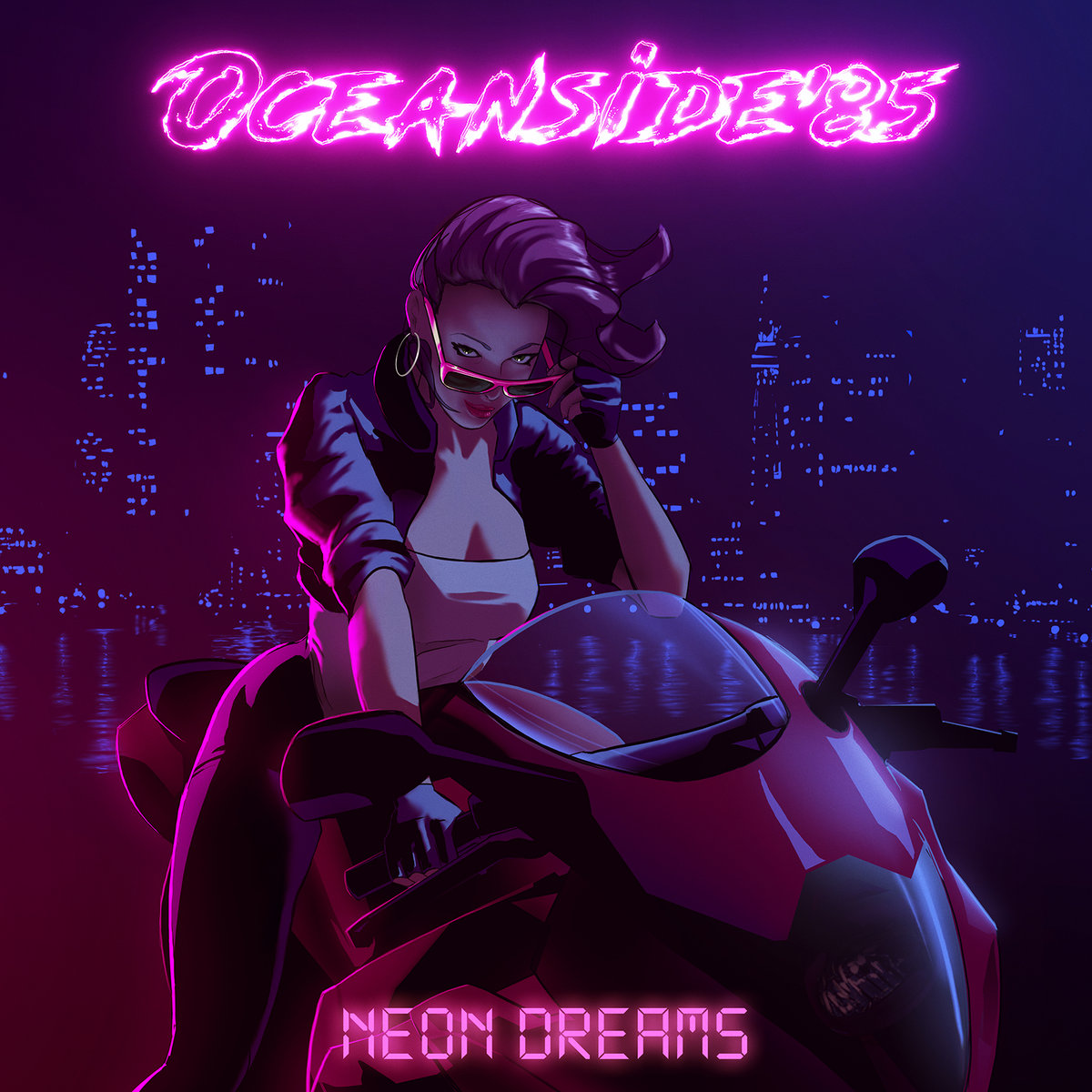 Favorite synth album covers of 2020:Neon Dreams by  @itsOceanside85  https://oceanside85.bandcamp.com/album/neon-dreams