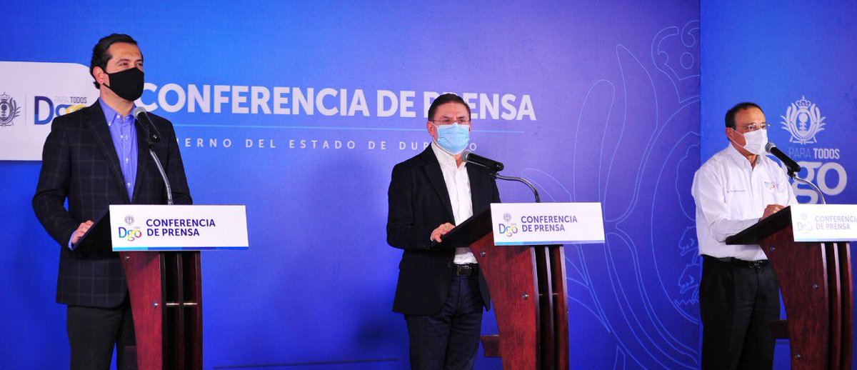 AispuroDurango's tweet image. Garantizar la salud y la vida es un compromiso del @Gobdgo, por ello el Consejo Estatal de Seguridad en Salud, consideró necesario mantener las medidas para restringir la movilidad durante el tiempo que #Durango se encuentre en #SemáforoRojo extendiéndose éste, una semana más.