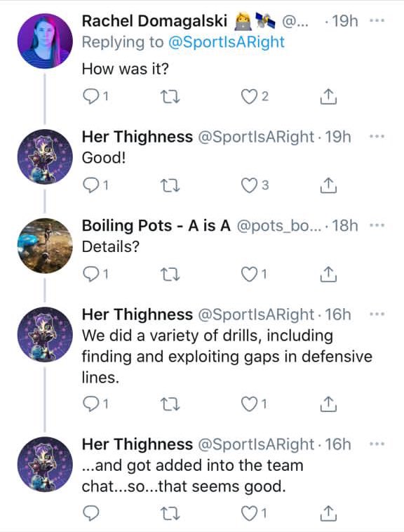 It gets worse.This male us now deliberately taking part in sports against the wishes of women and regulations set forth for the physical safety of women.  https://twitter.com/ripx4nutmeg/status/1325718966682128385