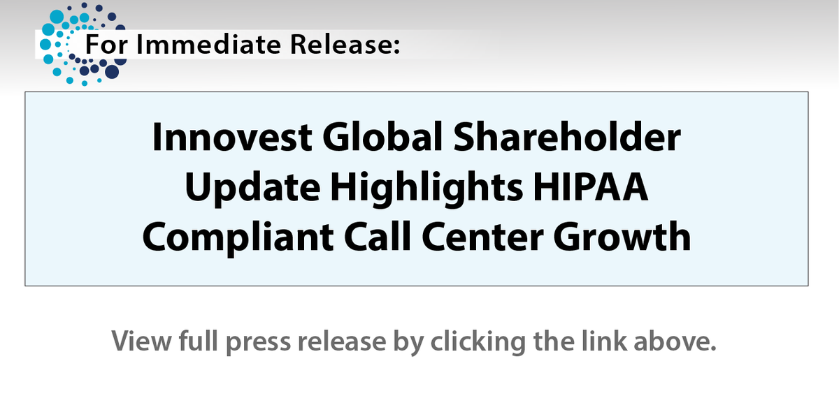 innovestglobal's tweet photo. https://t.co/Jzrqfzg36y
#solutionprovider #HIPAA #COVID19 #shareholder #RapidGrowth #expandedproducts #organicgrowth #ContactCenter #efficient #revolutionize #customerservice #customersupport #JDPower #innovation #sustainability #sustainable #environment #IVST $IVST https://t.co/g7MHXQob1Z
