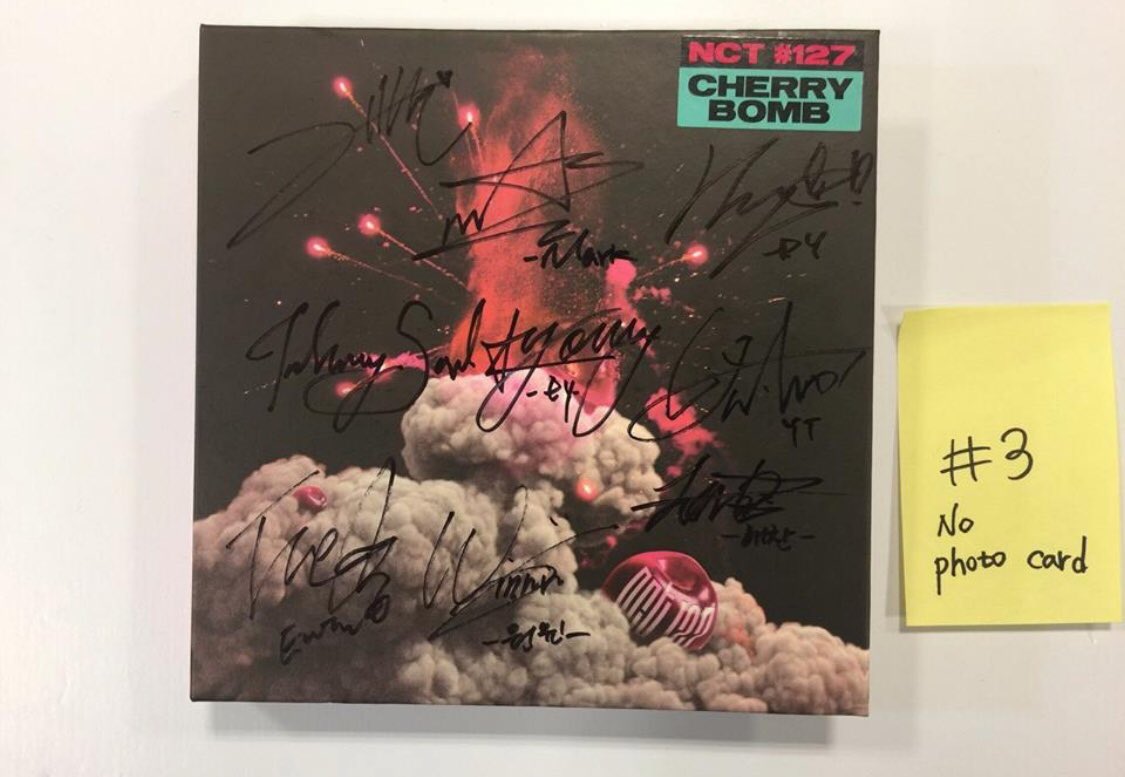 however these are no longer guaranteed to be real:- manager signed albums (manager signs on the behalf of the artist) is common especially in sm groupsthe picture on the left is a signed album from the membersthe picture on the right is signed by the managers