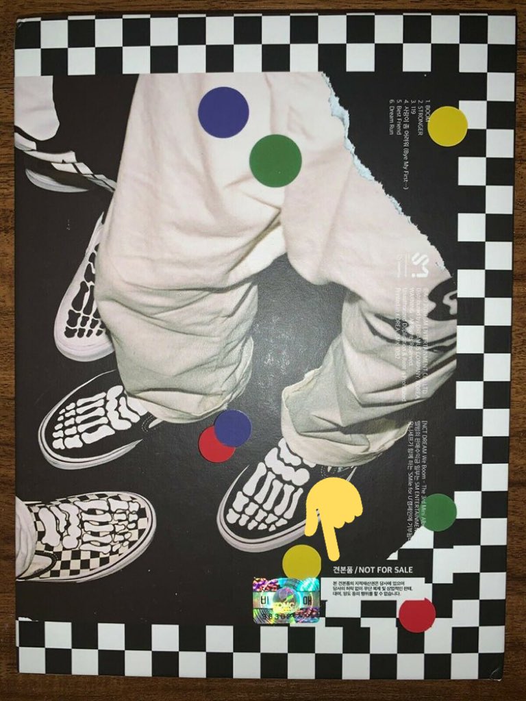 not for sale stickers are quite easy to replicate too however some companies have started printing the not for sale section on the actual album instead of it being a stickerexample being these albums