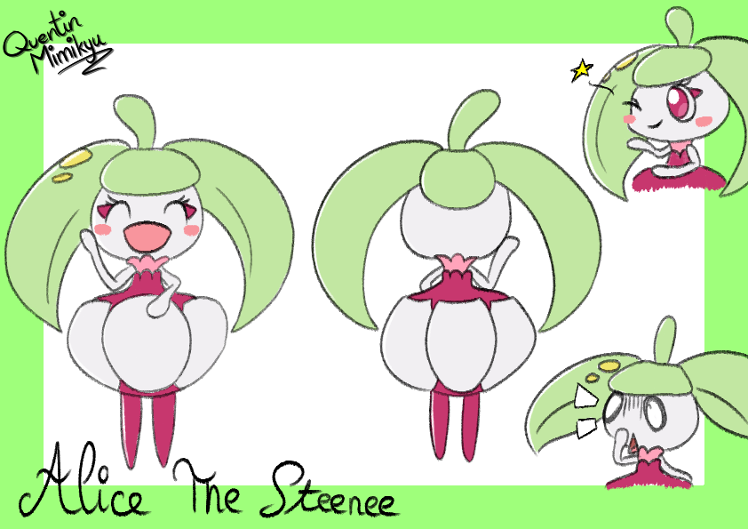 QuentinMimikyu's tweet photo. Third Time The Charm, another OC from my lore, this is Alice The Steenee, she's... how can I say that... a nice girl xD

A bit stereotypical on some sides, but she will always make you smile.

#pokemon #steenee https://t.co/IJBursDuKm