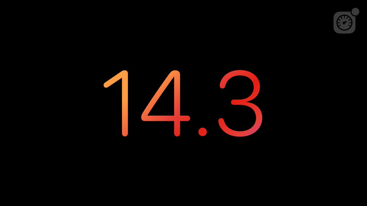 iSpeedtestOS's tweet photo. iOS 14.3 Developer Beta 2 has been released by Apple!

You can expect Public Beta 2 to be available within 24 hours.

#iOS143DevBeta2 #iOS143Beta2 https://t.co/a6czd6aKky
