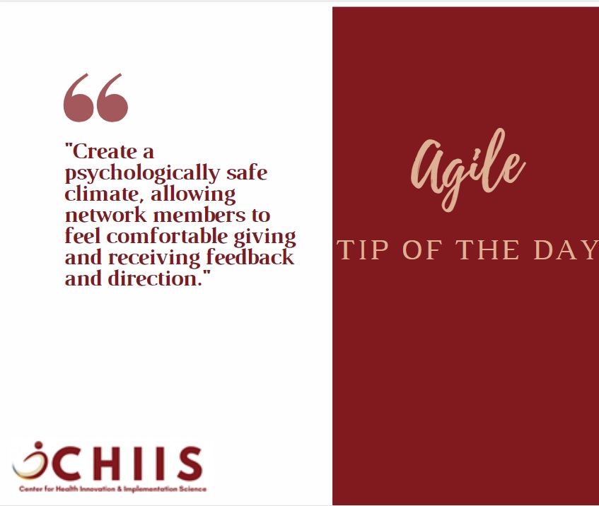 TheCHIIS's tweet image. Here&apos;s a #Agiletip that will improve the productivity of any healthcare organization #Agilemethodologies #innovation #healthcare