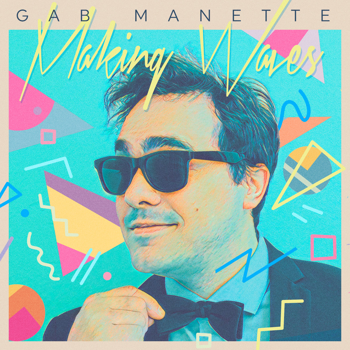 Favorite synth album covers of 2020:Making Waves by  @gabmanette  https://gabmanette.bandcamp.com/album/making-waves