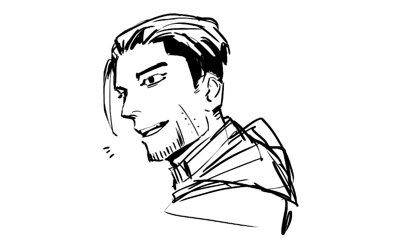 1 ogata sketch #goldenkamuy 