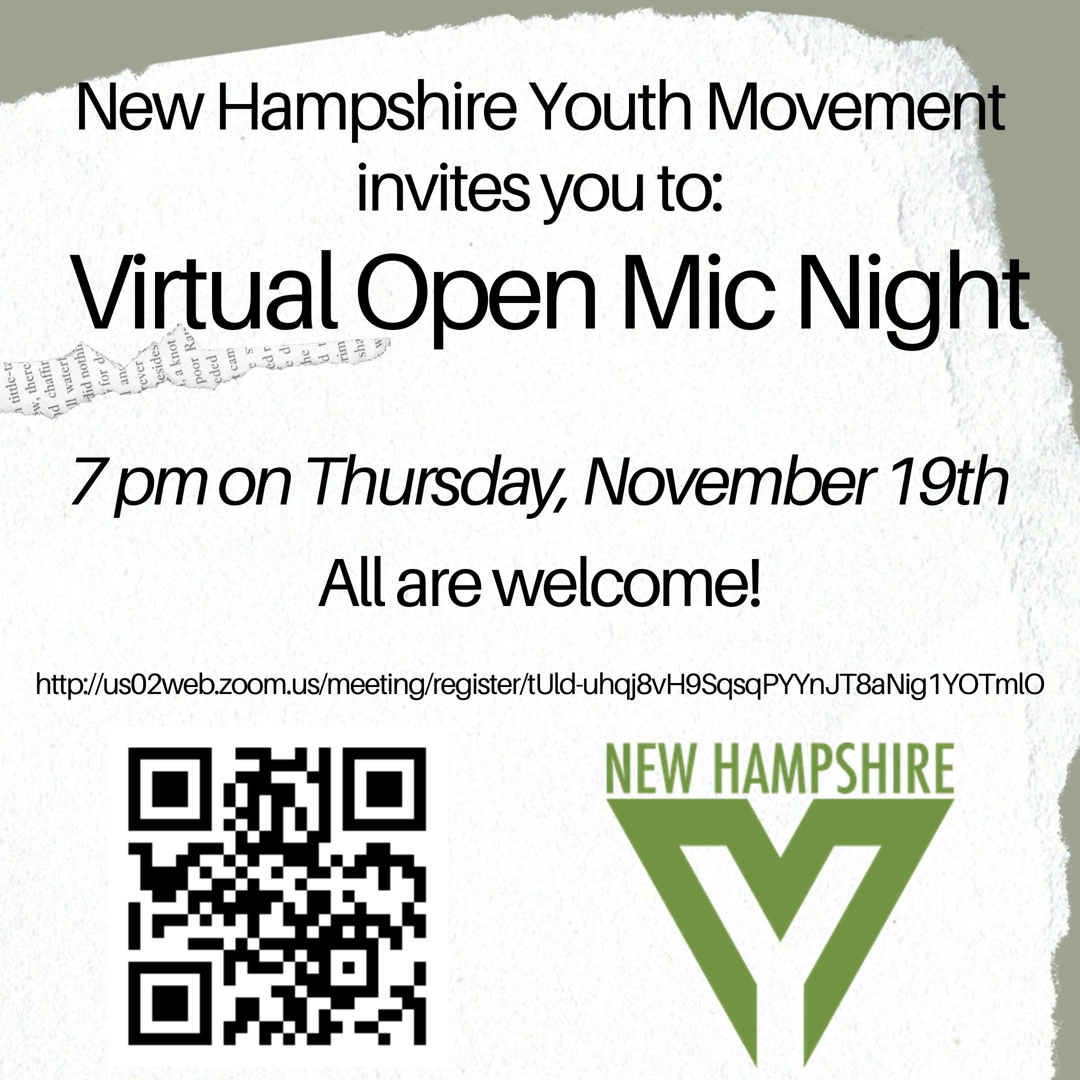 NH Youth Movement UNH (NHYMunh) / Twitter