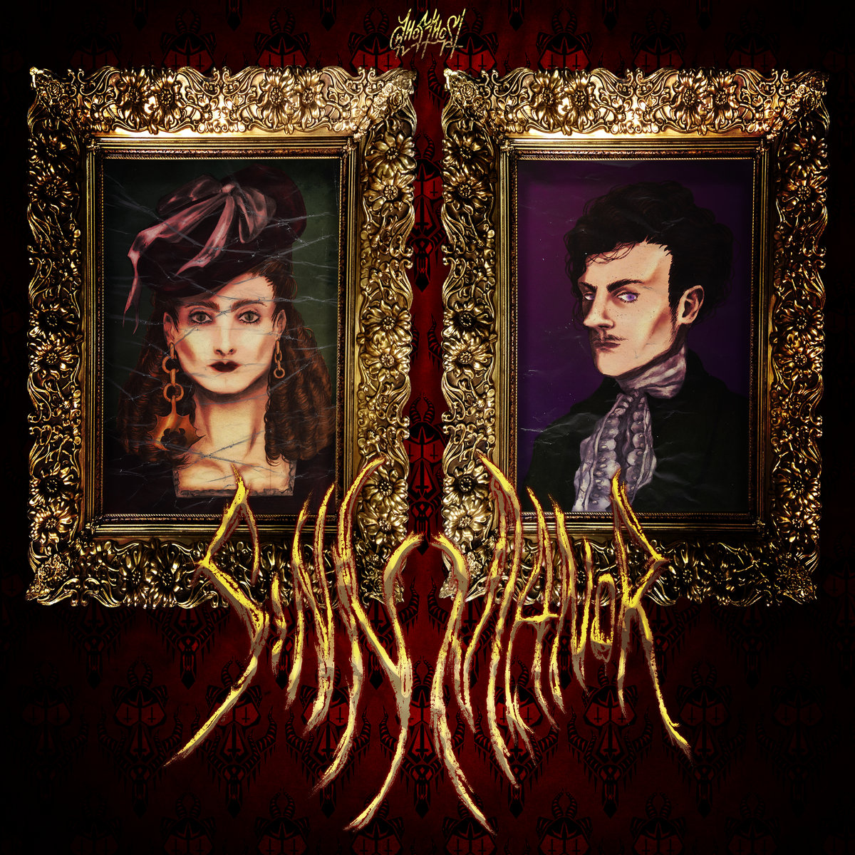 Favorite synth album covers of 2020:The Curse of Sinn Manor by  @Ghosthost40, artwork by Clusles https://ghosthost.bandcamp.com/album/the-curse-of-sinn-manor