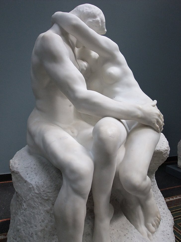 The Gates of Hell (1880) inspired a number of masterpieces including The Kiss & The Thinker (1879-89). The latter has become a symbol in pop culture due to the power of the pose Rodin chose.
