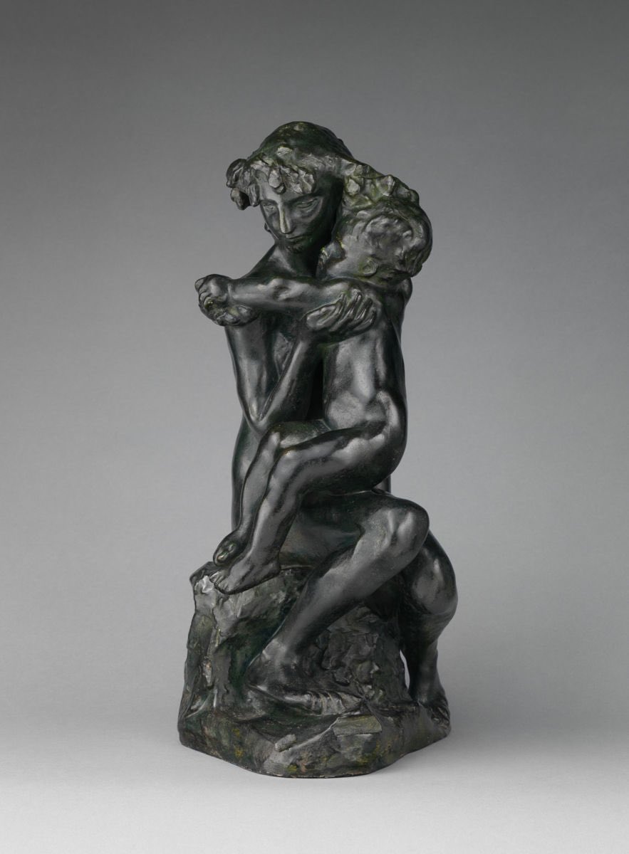 Official recognition came with his invitation to judge the Paris Salon in 1889. Iris, Messenger of the Gods (1890), Brother & Sister (c1890), Minerva (1896 & 1905). Iris is as if Rodin has taken a movement & almost liberated it from the flesh.