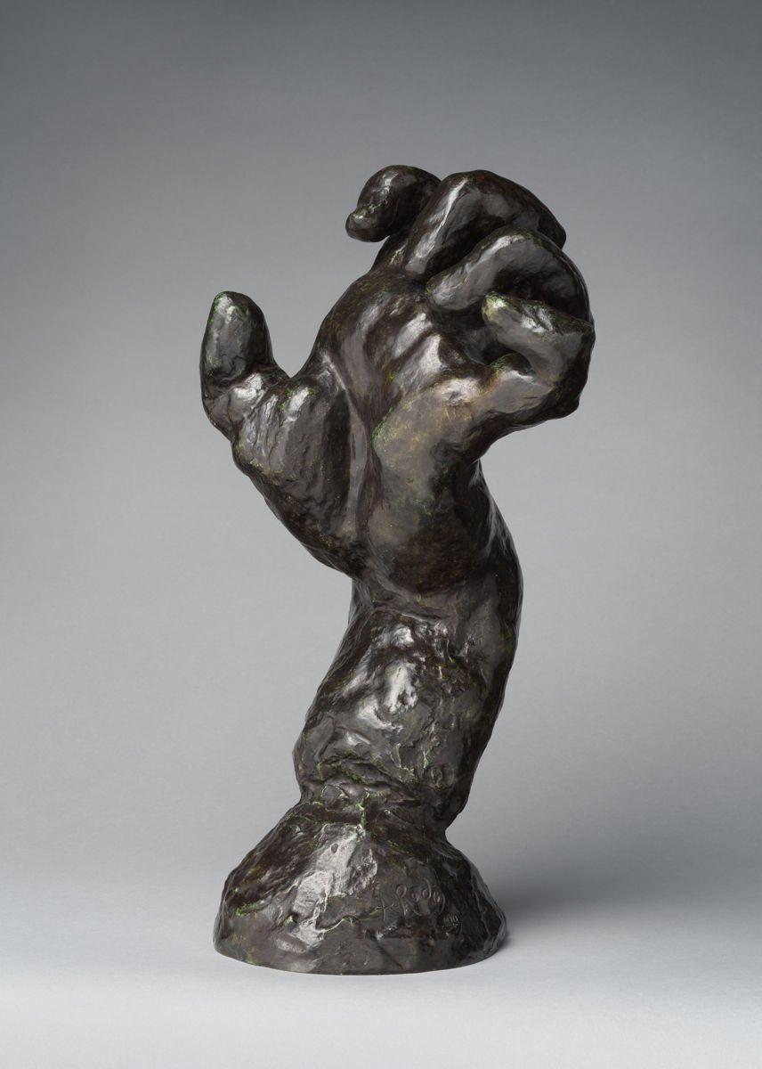 Rodin broke from the conventions of sculpture in his time. He brought increased realism & emotion to his work & changed how sculpture would be made ever after. Perhaps the brilliance & emotion of his work is best seen in his series of gesturing hands.