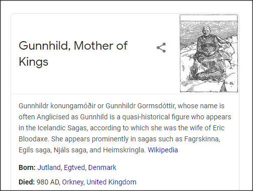 Emma and Cnut had two children together.Gunhild became queen consort in Germany, and Harthacnut would go on to claim both the crowns of Denmark and England.
