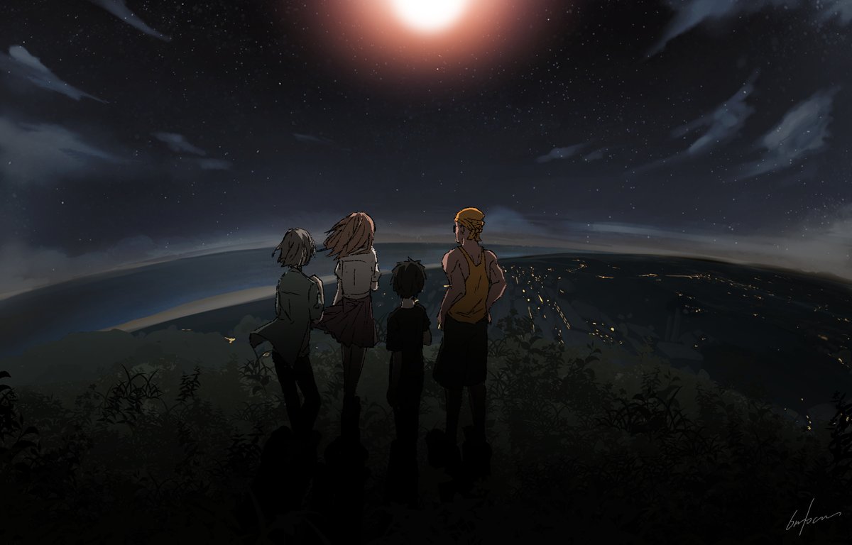 木林碌星 Rokusei Kibayashi 背景 イラスト 風景 オリジナルイラスト 依頼して頂いて描いたものです