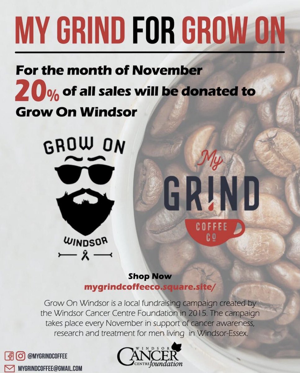 Just got mine...the perfect grind for my French press, 2$ delivery to my door...supporting local cause. Tks #MyGrindCoffeeCo ❤️