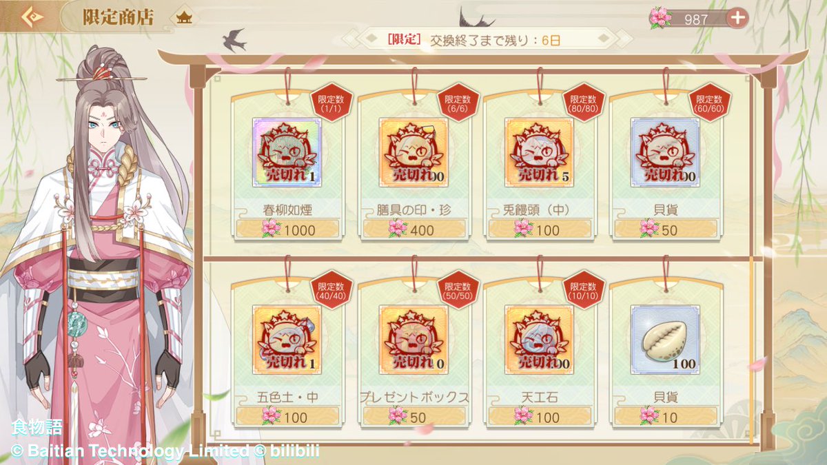 食物語のプレイ日記 １