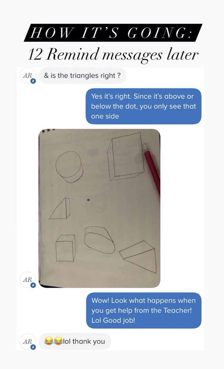 LetsGoghSkeete's tweet photo. Saving the day (virtually), one 3D form drawing at a time lol. #ArtEdMatters #FultonArtStrong #IntroToArt #Perspective https://t.co/4ecnbG00Nh