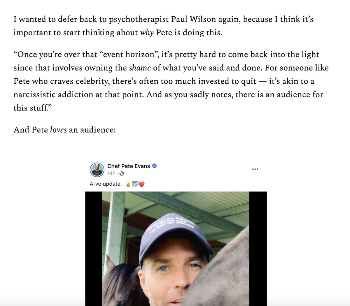 thread 2/4: shame also factors into what pete is doing - and the quest for likes and celebrity has this uncanny ability to overshadow this very intense emotion: