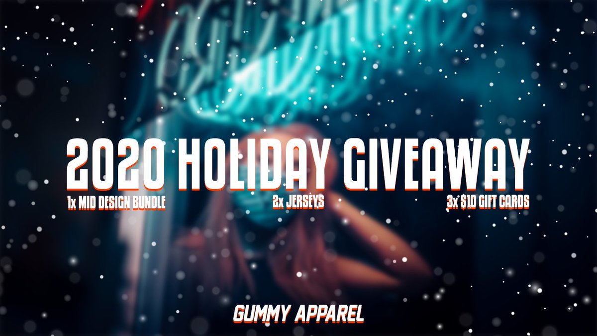 It's Giveaway Time!

We are giving away:
1x Mid-Design Bundle
2x Jerseys (of your choice)
3x $10 Gift cards

Enter Now!
gummy.gg/giveaway

Be sure to check the secret codes in the replies 👀
