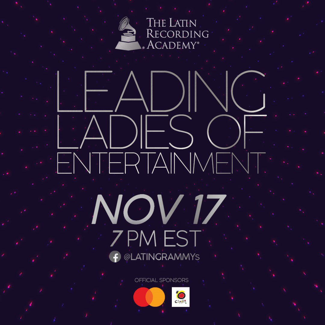 Todos listos ya??? facebook.com/latingrammys.
<a href="/LatinGRAMMYs/">The Latin Recording Academy / Latin GRAMMYs</a> #LatinGRAMMYs
