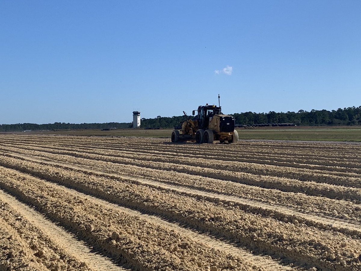 The Rehab of Runway 6-24 is well underway.  We are rehabbing the 5,000 ft x 100 ft rwy at a cost of $8.1 million.  Airport cost, .24 cents!