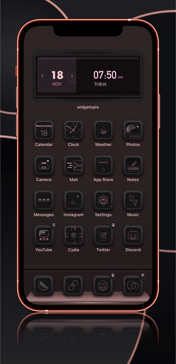kyawthihaphyo's tweet image. Good Evening/Morning friends
Today with #1R1D3SC3NT_RoseGold
#widgetopia widget by 
CYR580-LOCKPLUS CREATOR
#HideStarusbarItems12X @JunesIphone 
#SM_Pro @screenshot_pro 
#Snowbord @SparkDev_ 
Thanks all creators 🙏🏻