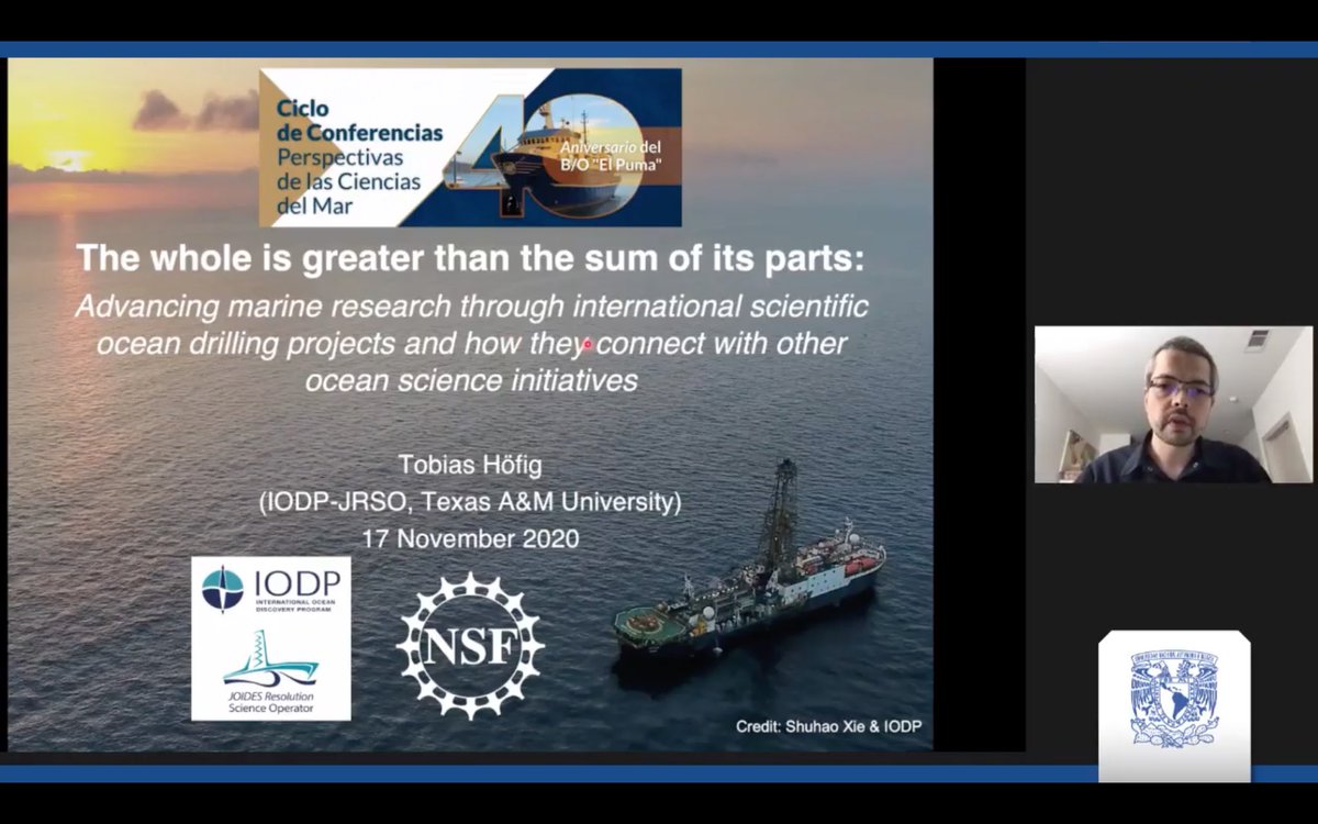 Manetuchis's tweet photo. Streaming with @COPO_UNAM and Dr. Tobias Hofig from #Exp385 @JRSO_IODP to talk about scientific ocean drilling 🚢💙 https://t.co/b4L3qbZP8I