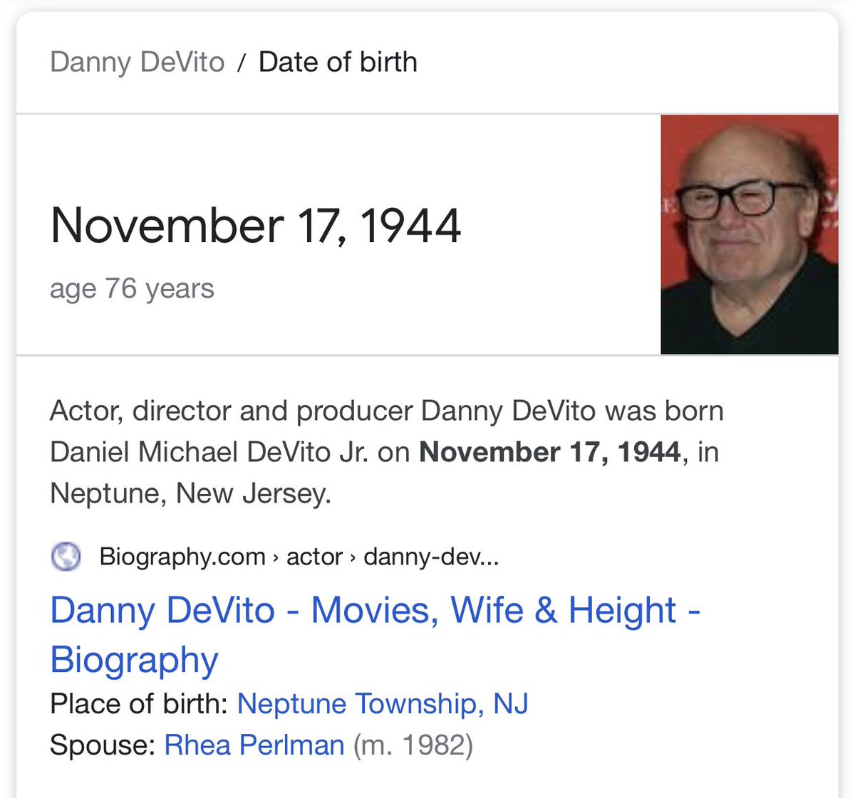 patpatmemes's tweet photo. HAPPY BIRTHDAY TO DANNY DEVITO!!!! AND . . . the coronavirus- ☝️😳 https://t.co/diJAXK82df