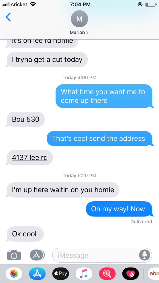 KushKuts's tweet photo. This guy just so happens to be a barber who told me he wanted a cut when I met him. Then when I got there he said it was a typo he thought I wanted my hair cut 😑 https://t.co/gn5JrVoRwX