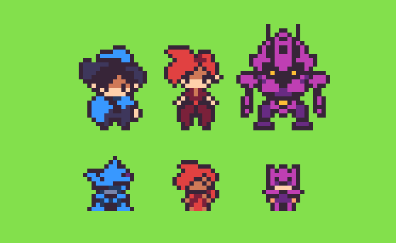 32x32 RPG Character Sprites